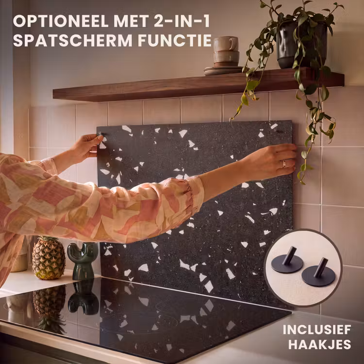 Inductie beschermer - Abstract Mozaïek van Terrazzo — 10