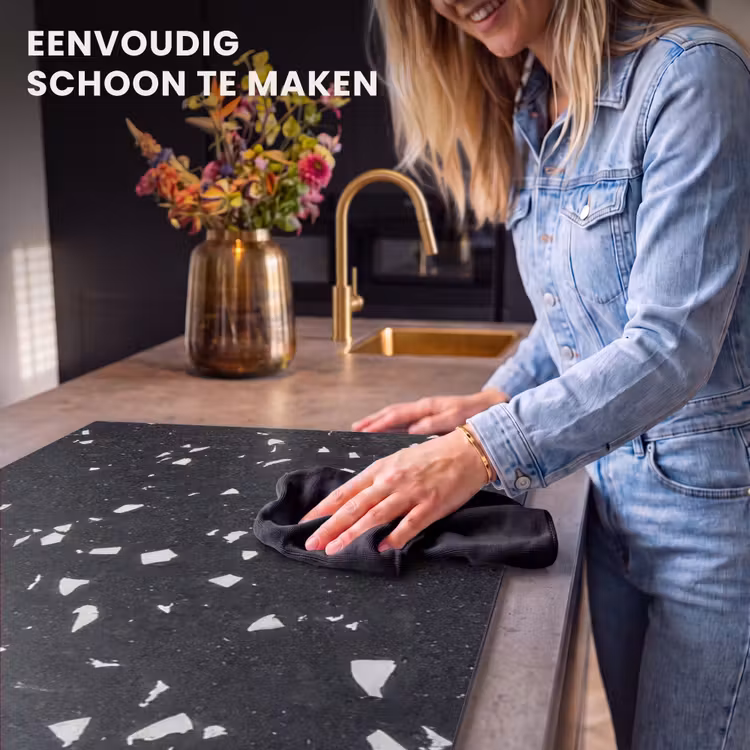 Inductie beschermer - Abstract Mozaïek van Terrazzo — 6