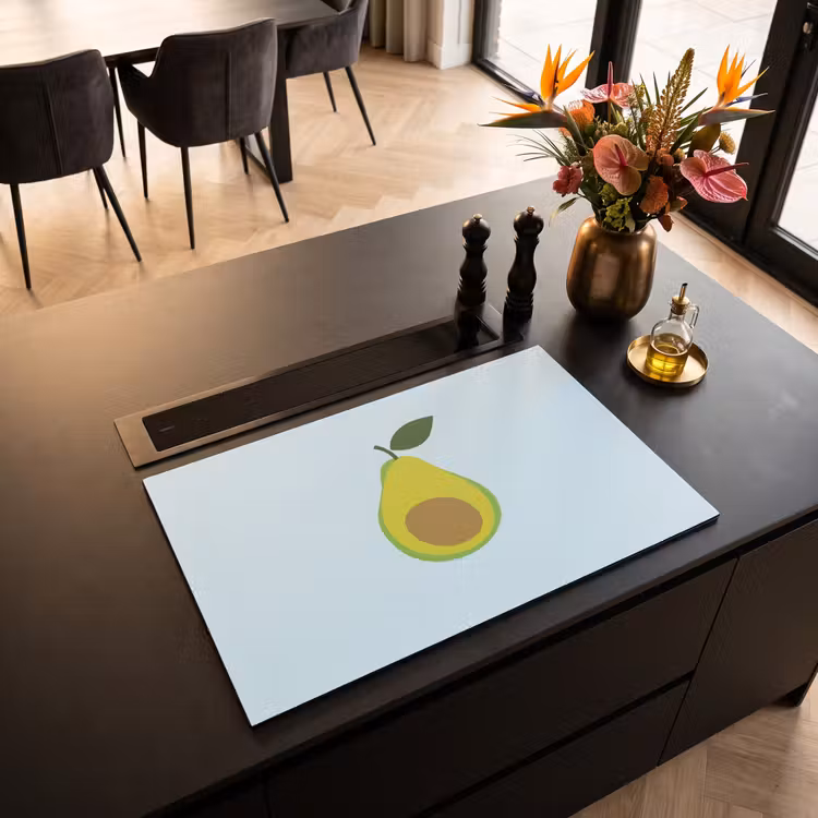 Inductie beschermer - Avocado - Illustratie - Groene - Vrucht — 5