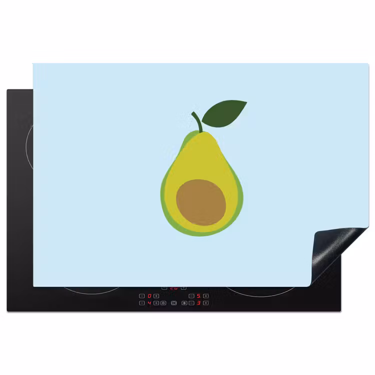 Inductie beschermer - Avocado - Illustratie - Groene - Vrucht — 1