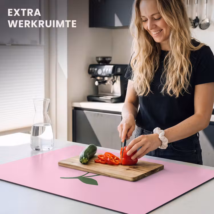 Inductie beschermer - Kersen - Roze - Illustratie — 4