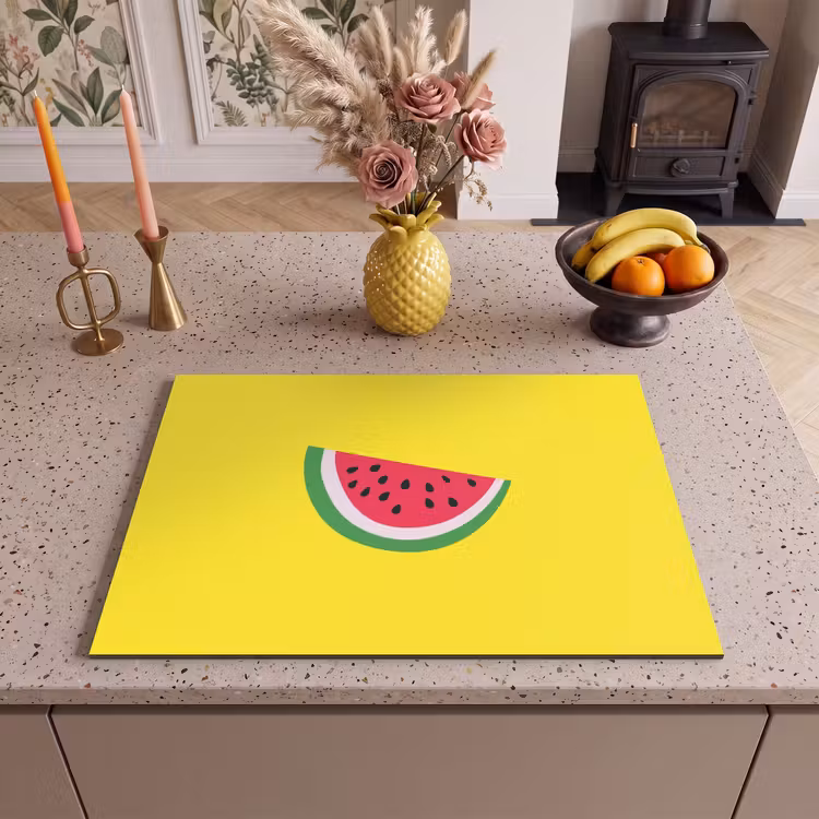 Inductie beschermer - Fruit - Watermeloen - Geel — 2