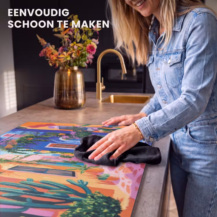 Inductie beschermer - Geel - Blauw - Oranje - Huis — 6