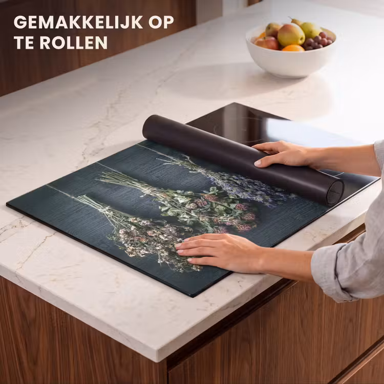 Inductie beschermer - Droogbloemen - Bloemen - Boeket - Stilleven - Touw - Bundel — 7