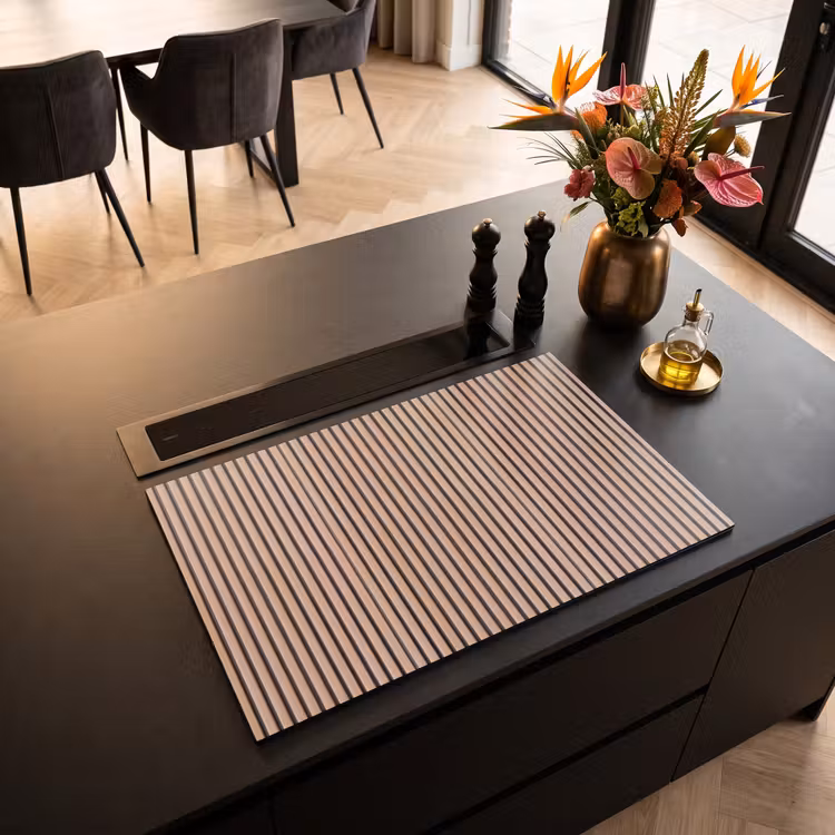 Inductie beschermer - Retro - Hout - Plank - Naturel — 5