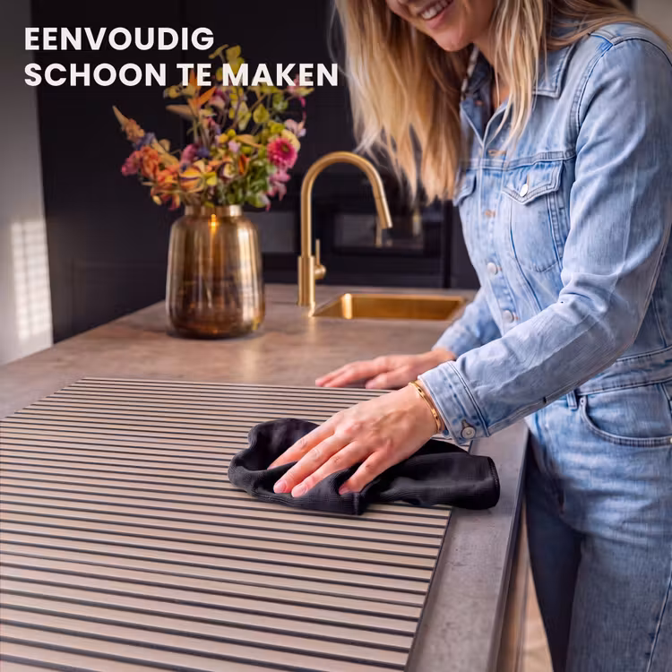 Inductie beschermer - Retro - Hout - Plank - Naturel — 6