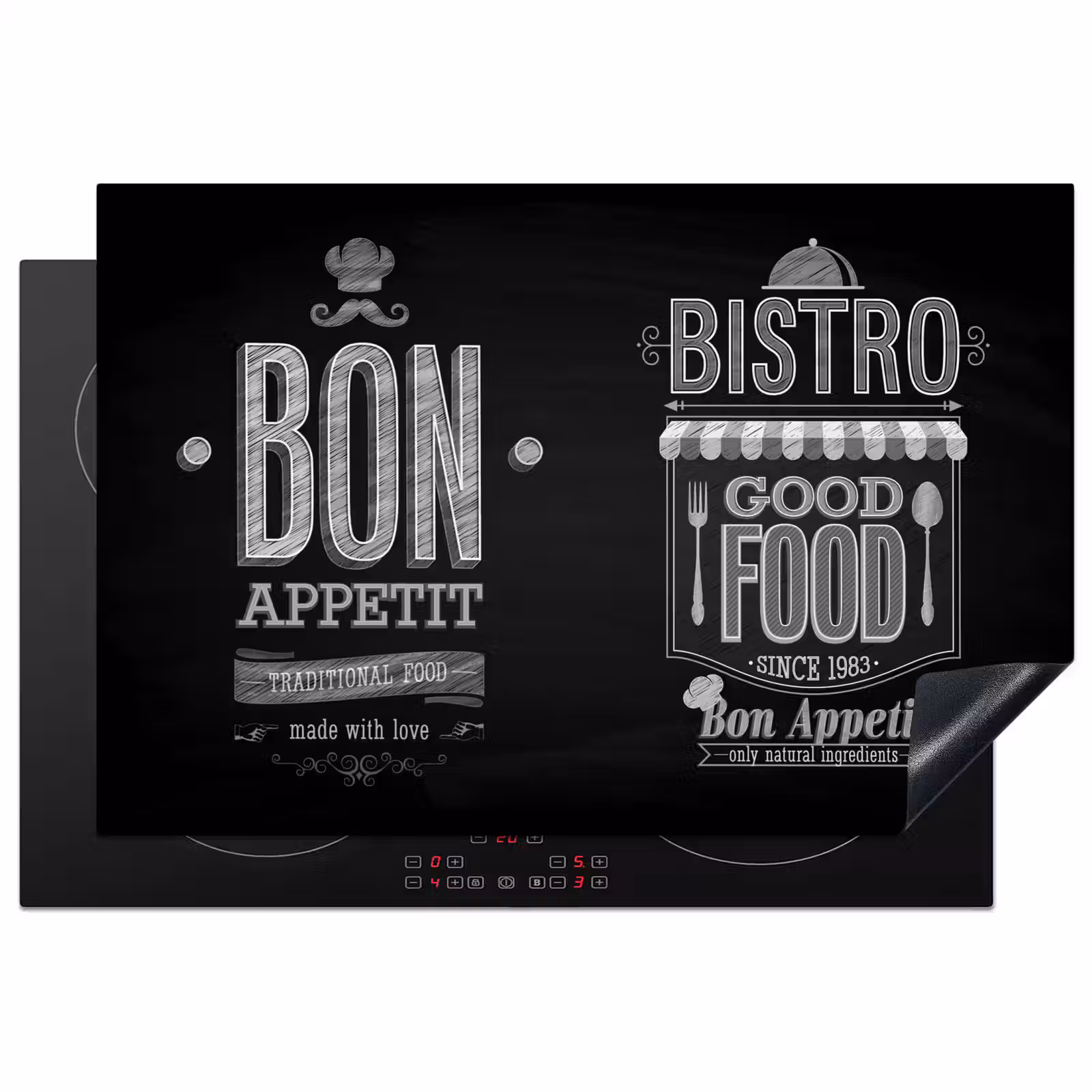 Inductie beschermer - Bistro's Zwarte Bord — 1