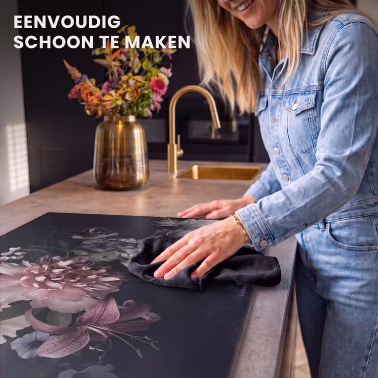 Inductie beschermer - Bloemen - Vintage - Roze — 6
