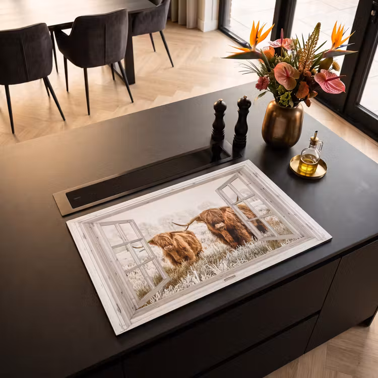 Inductie beschermer - Doorkijk - Schotse hooglander - Dieren — 5