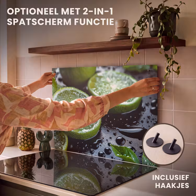 Inductie beschermer - Fruit - Limoen - Groen - Water — 10