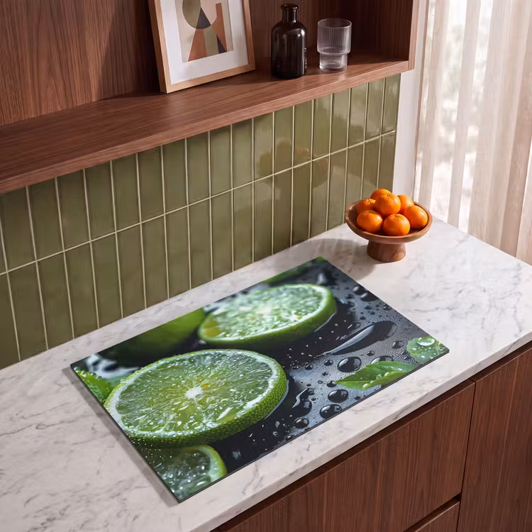 Inductie beschermer - Fruit - Limoen - Groen - Water — 8