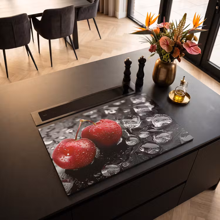 Inductie beschermer - Kersen - Rood - Fruit - Zwart — 5