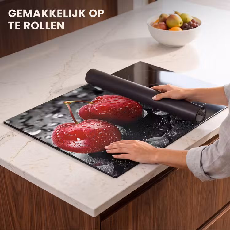 Inductie beschermer - Kersen - Rood - Fruit - Zwart — 7