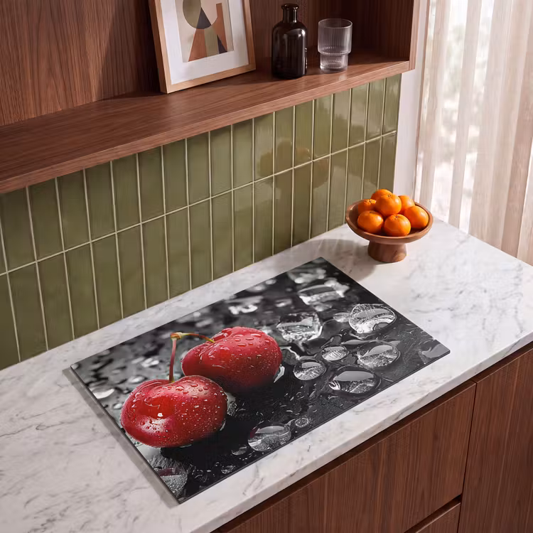 Inductie beschermer - Kersen - Rood - Fruit - Zwart — 8