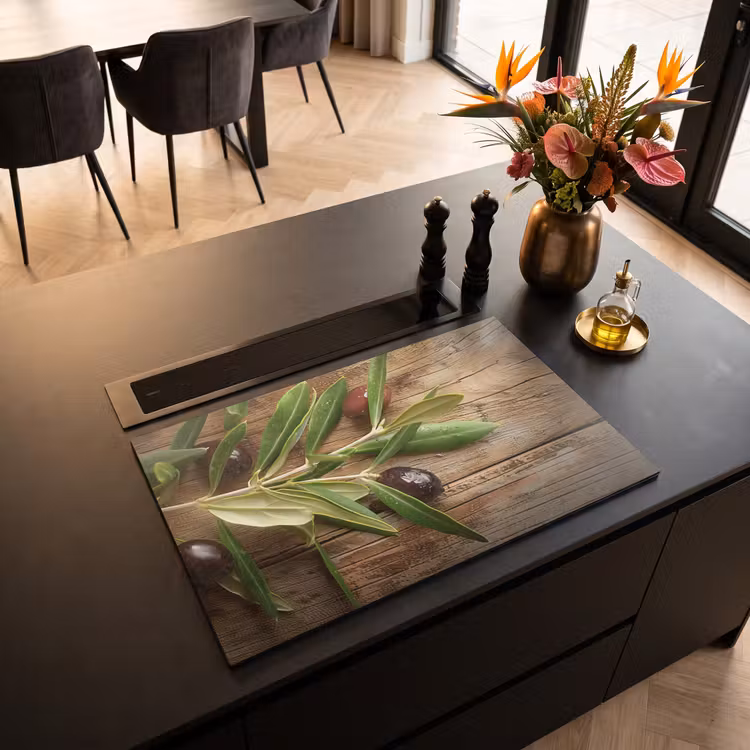Inductie beschermer - Olijven - Bladeren - Hout - Stilleven — 5