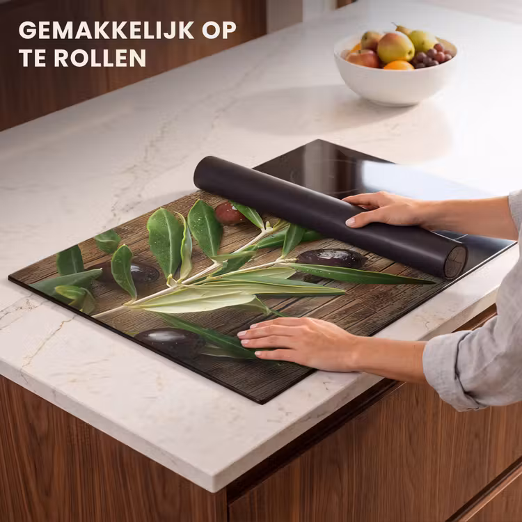 Inductie beschermer - Olijven - Bladeren - Hout - Stilleven — 7