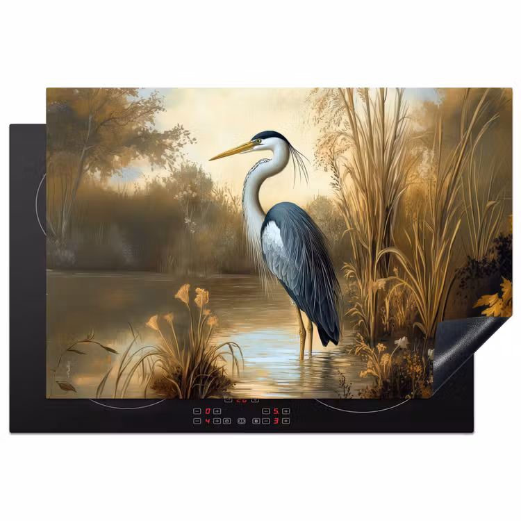 Inductie beschermer - Reiger - Water - Planten — 1