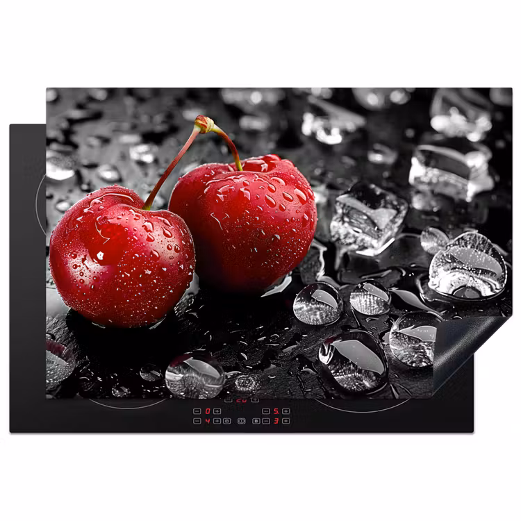 Inductie beschermer - Kersen - Rood - Fruit - Zwart — 1