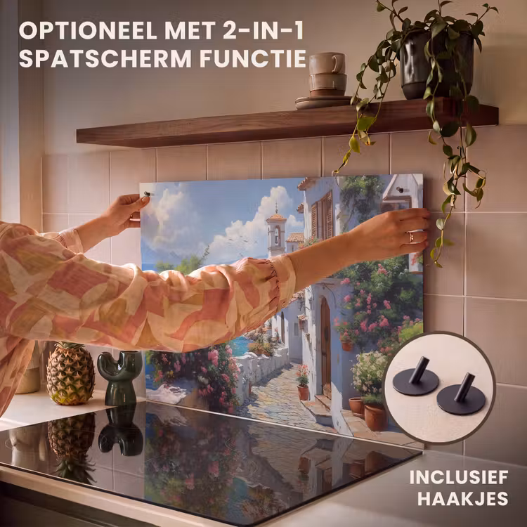 Inductie beschermer - Huizen - Zee - Bomen - Bloemen — 10