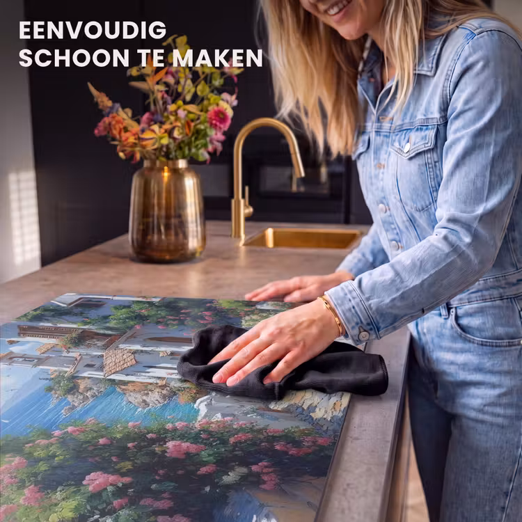 Inductie beschermer - Huizen - Zee - Bomen - Bloemen — 6