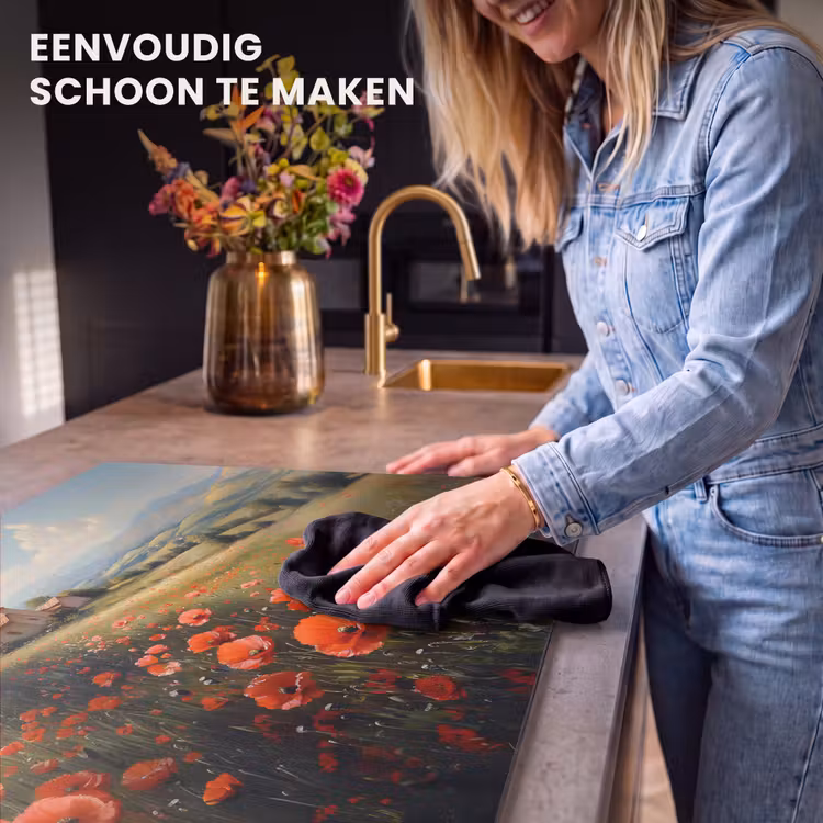 Inductie beschermer - Klaprozen - Rood - Heuvels - Landschap — 6