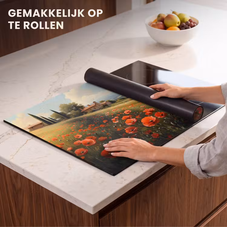 Inductie beschermer - Klaprozen - Rood - Heuvels - Landschap — 7
