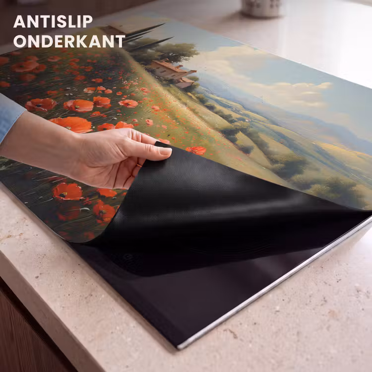 Inductie beschermer - Klaprozen - Rood - Heuvels - Landschap — 9