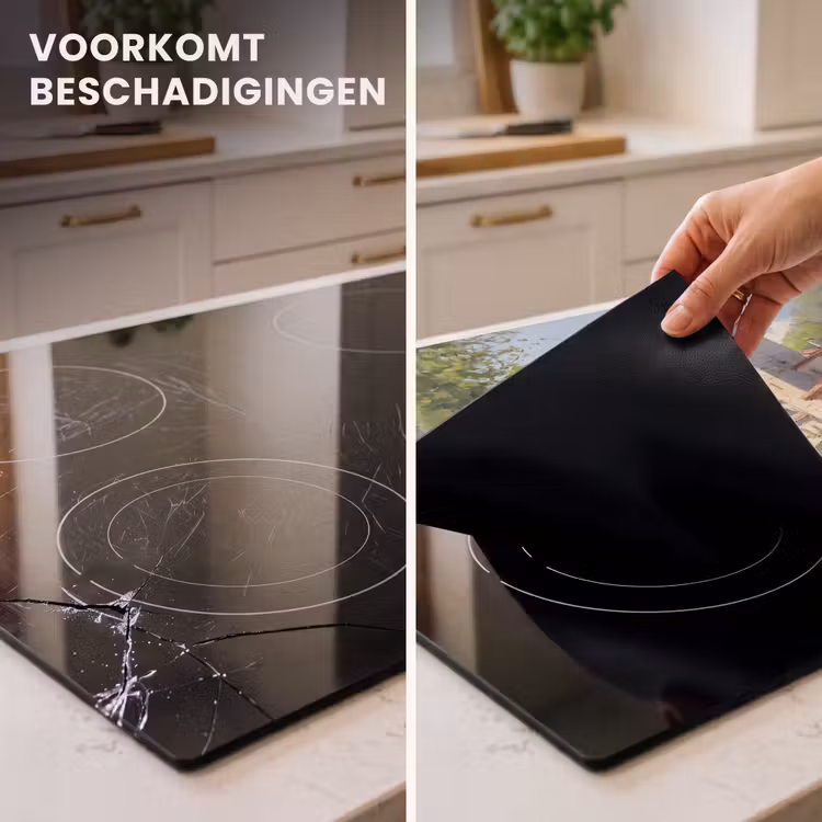 Inductie beschermer - Dorp - Zon - Kraampjes - Huizen — 3