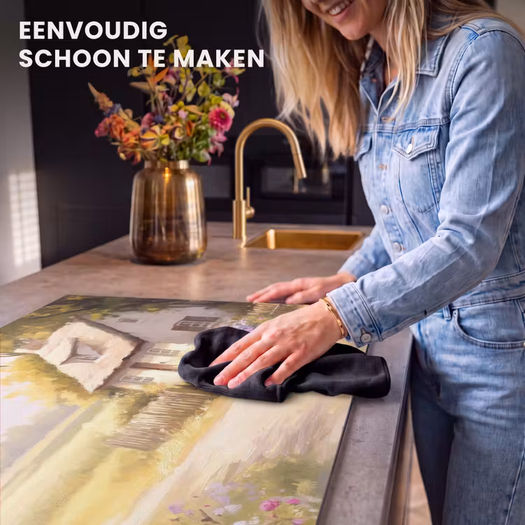 Inductie beschermer - Huisje - Hout - Bloemen — 6