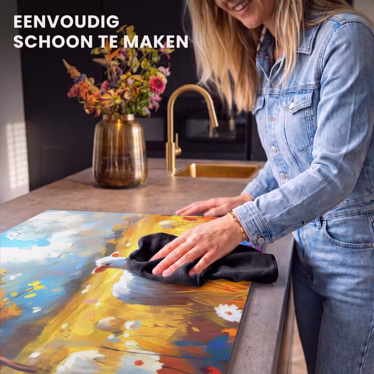 Inductie beschermer - Schaap - Weide - Bloemen — 6