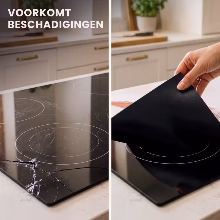 Inductie beschermer - Bloemen - Huizen - Dorp — 3