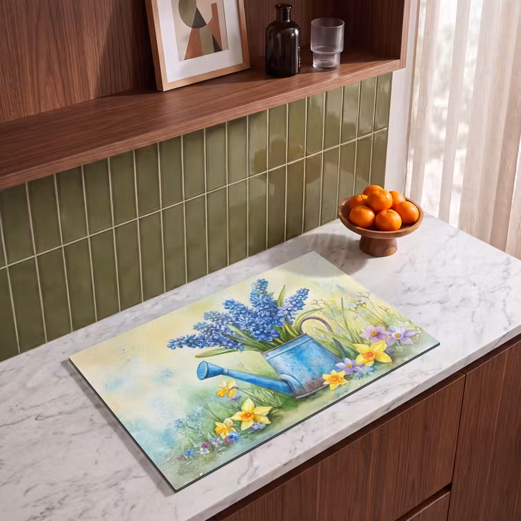 Inductie beschermer - Gieter - Lavendel - Bloesems — 8
