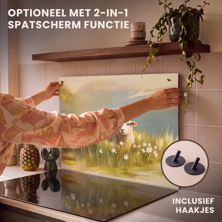 Inductie beschermer - Schaap - Weide - Groen — 10