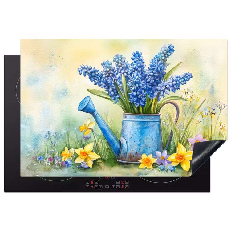 Inductie beschermer - Gieter - Lavendel - Bloesems — 1