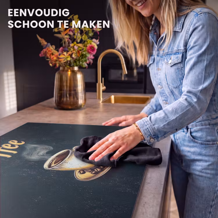 Inductie beschermer - Koffie - Schotel - Koffiebonen - Retro — 6