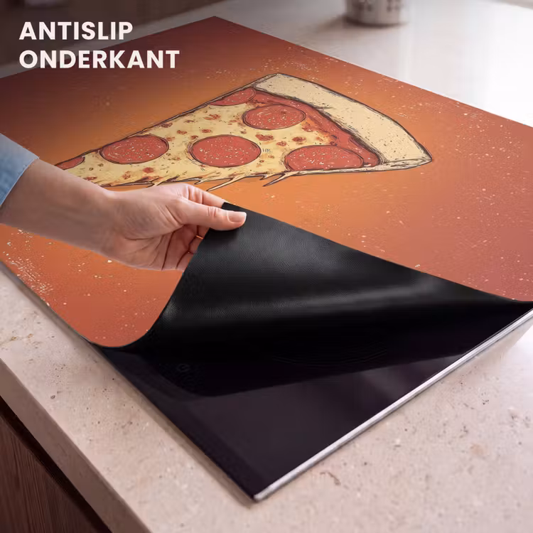 Inductie beschermer - Pizza - Kaas - Rood - Pepperoni — 9