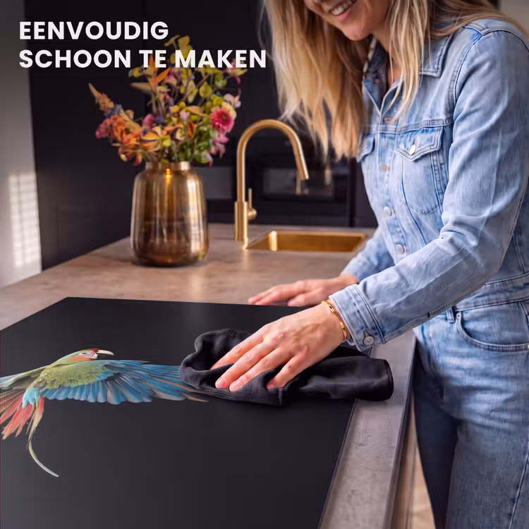 Inductie beschermer - Papegaai - Kleurrijk - Vleugels - Sierlijk — 6