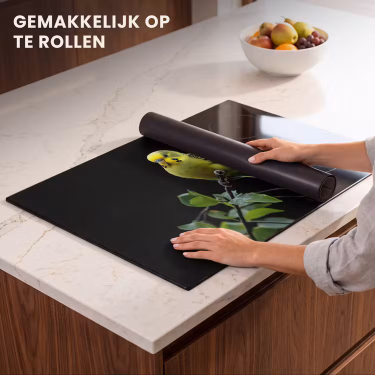 Inductie beschermer - Parkiet - Tak - Bladeren - Geel — 7