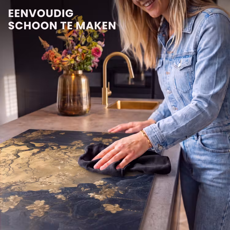 Inductie beschermer - Bloemen - Takken - Goud - Sierlijk — 6