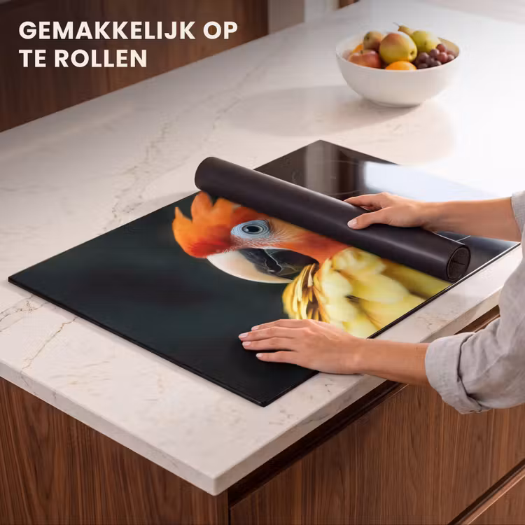 Inductie beschermer - Close-up - Papegaai - Veren - Oranje — 7