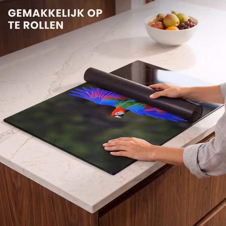 Inductie beschermer - Felgekleurd - Papegaai - Bos - Vleugels — 7