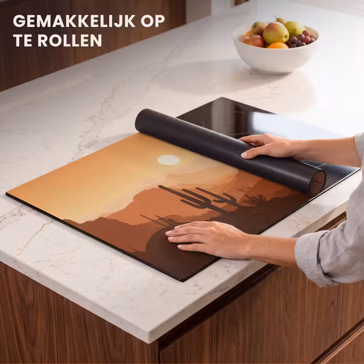 Inductie beschermer - Landschap - Woestijn - Cactussen - Zon — 7