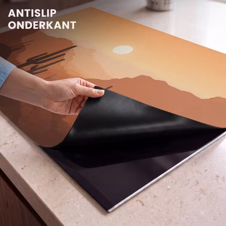Inductie beschermer - Landschap - Woestijn - Cactussen - Zon — 9