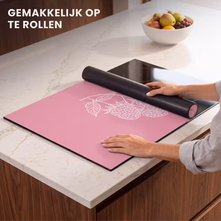 Inductie beschermer - Frambozen - Steel - Getekend - Roze — 7