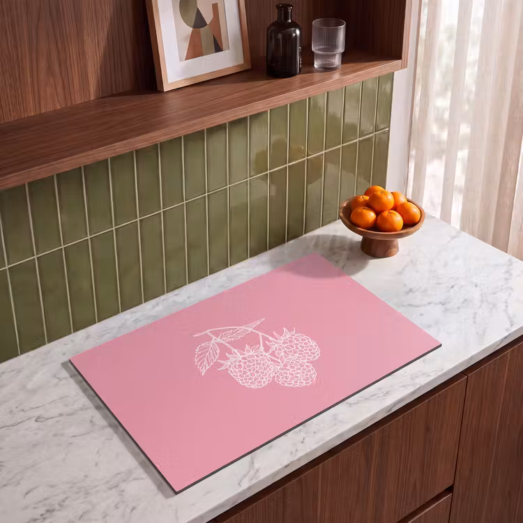 Inductie beschermer - Frambozen - Steel - Getekend - Roze — 8