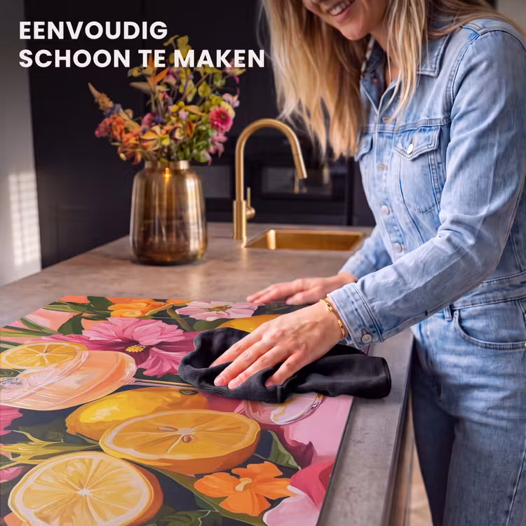 Inductie beschermer - Drink - Bloemen - Yellow — 6