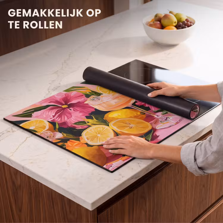 Inductie beschermer - Drink - Bloemen - Yellow — 7