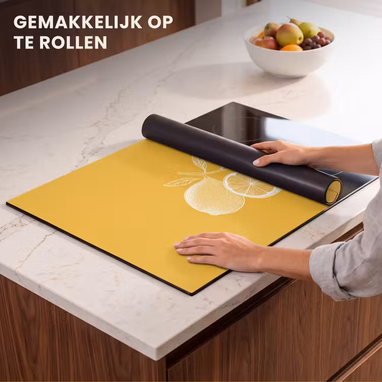Inductie beschermer - Citroenen - Illustratie - Minimalistisch - Geel — 7