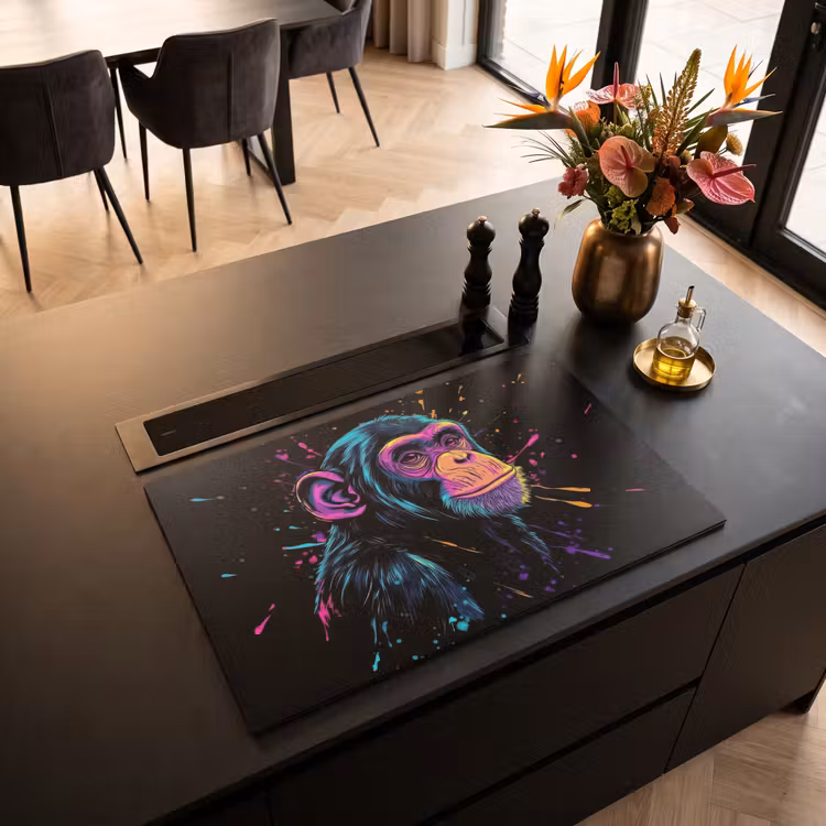 Inductie beschermer - Aap - Verf - Neon - Kleur — 5