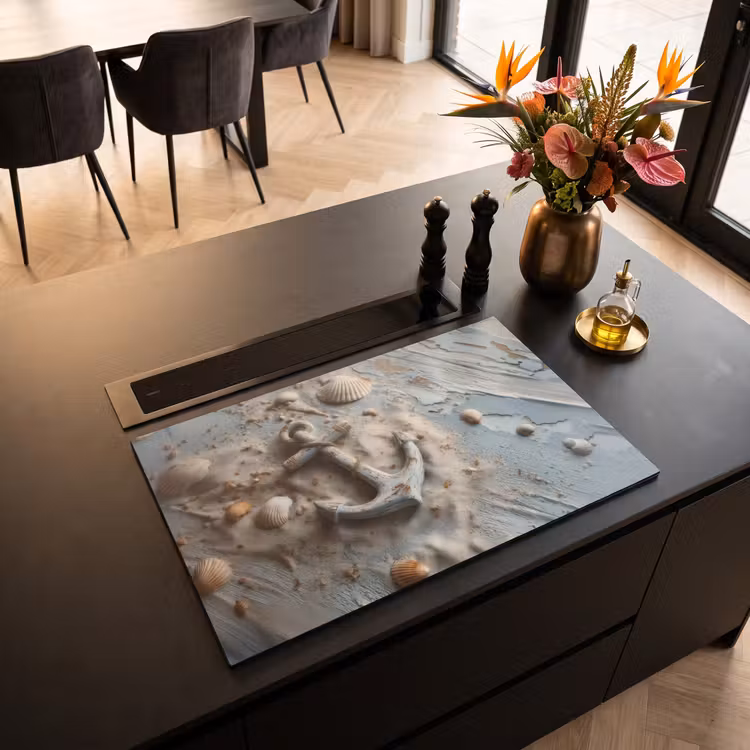 Inductie beschermer - Anker - Hout - Schelpen - Zand — 5